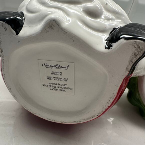 Harry & David Gnome Christmas Tree Cookie Jar Brand New No Box - Picture 7 of 7